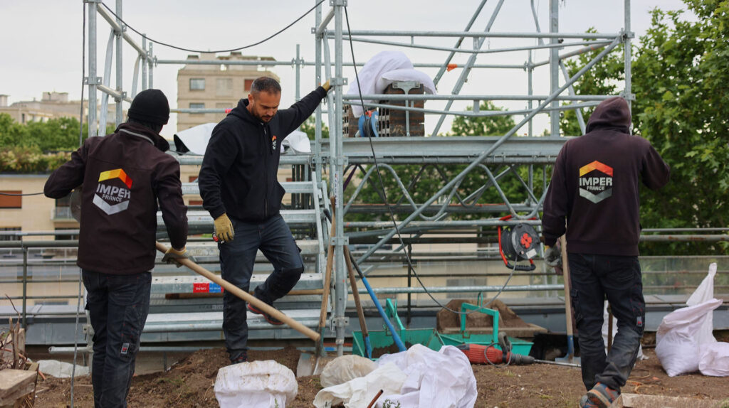 rénovation d'une toiture terrasse Ile de France
